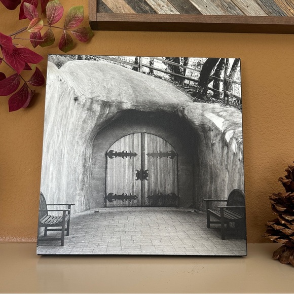 Rustic Barn Door Canvas Wall Art 12” x 12” - Picture 1 of 8